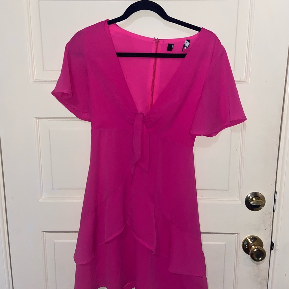 Pink t dress